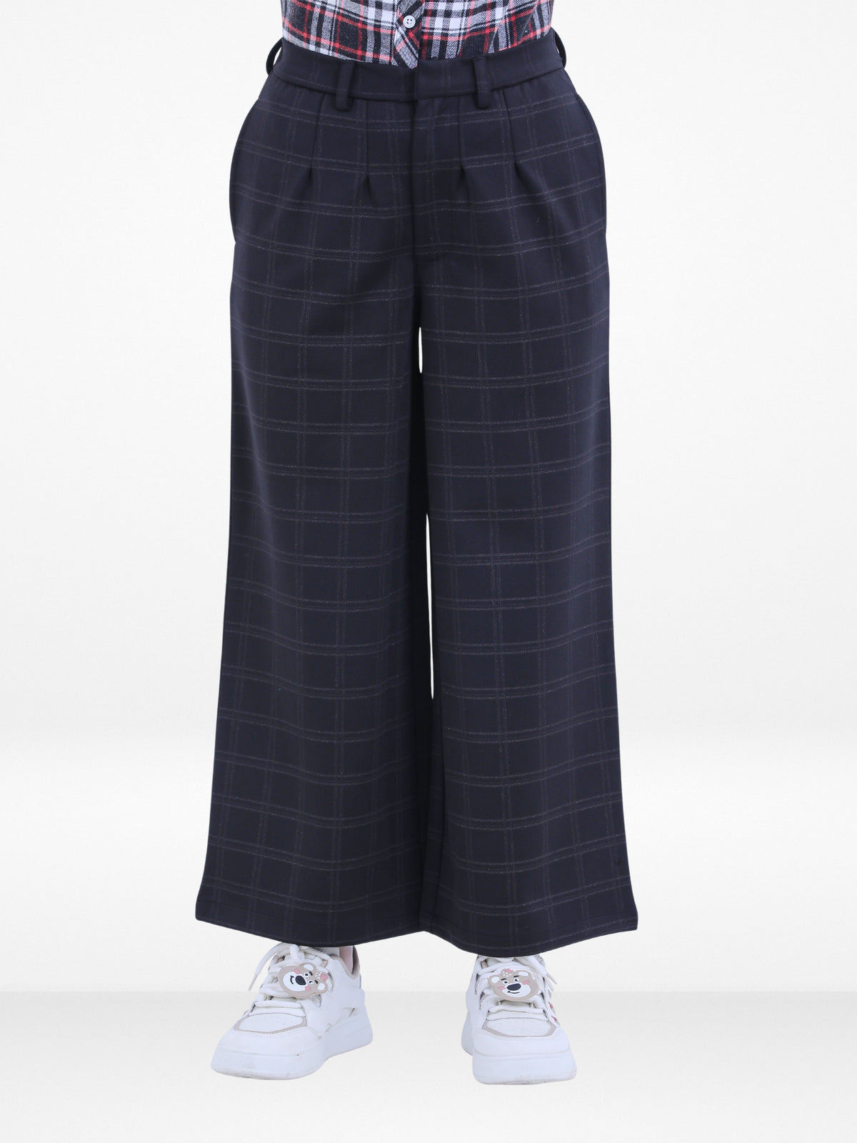 Women’s Cozy Open Leg Palazzo Sweatpants – Soft Relaxed Fit Lounge Pants with Drawstring Waist & Side Pockets |Black