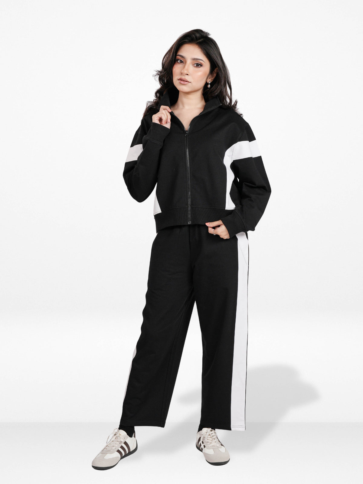 Women’s 2 Piece Tracksuit Outfit Set – Full Zip-Up Jacket & Jogger Pants set | Comfortable Sportswear