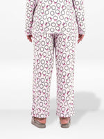 Women’s Printed Pajama Pants | Soft & Stretchy Sleepwear Trousers | Elastic Waist Lounge Pants | Yummy Rib Fabric - Blushing Bride