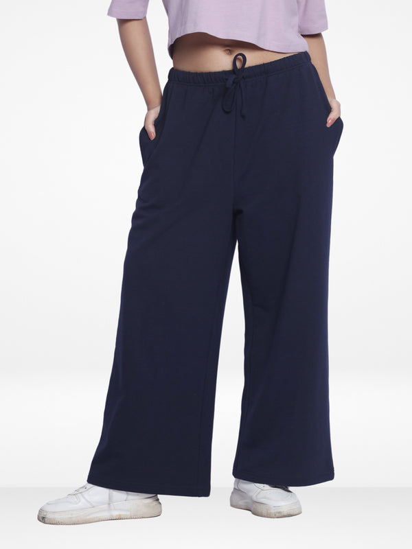 Women Wide Leg Flowy Palazzo Pants Loose fit Casual Lounge Trousers