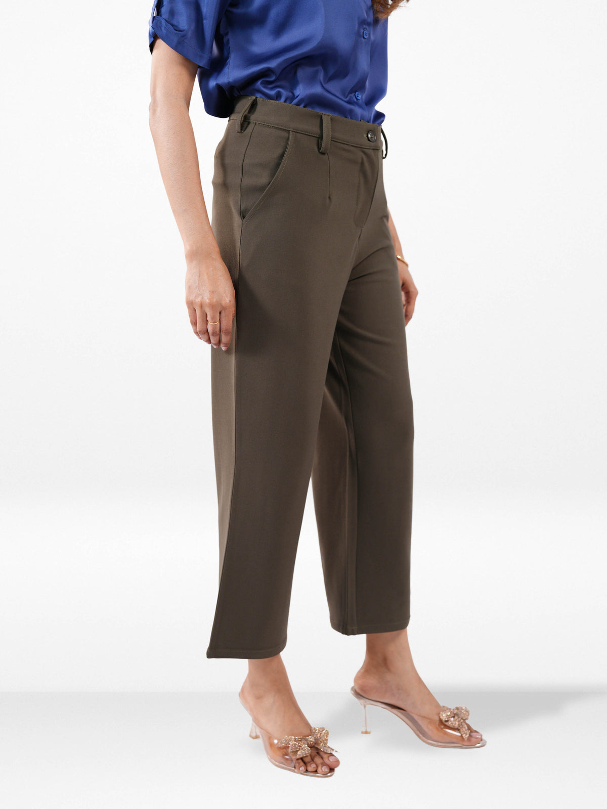 Women’s Wide Leg Pants – Lightweight Breathable Summer Trousers | Casual Relaxed Fit Bottom Wear