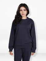 Women’s Long Sleeve Solid Sweatshirt – Casual Comfortable Pullover | Simple Everyday Style Top