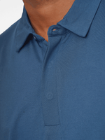 Men's Regular-Fit Mercerized Cotton Polo Shirt Cobalt Blue