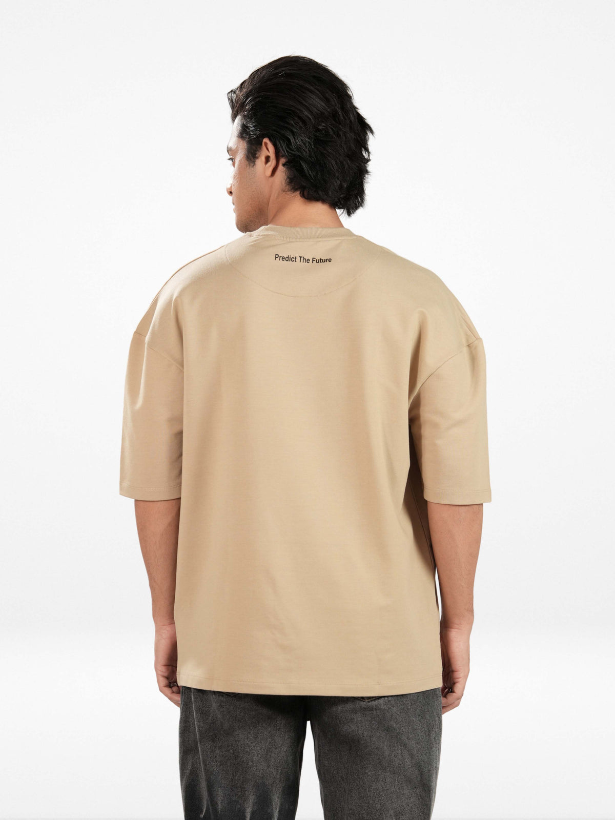 Men's Oversized Drop Shoulder Graphic T-Shirt – Front &amp; Back Printed