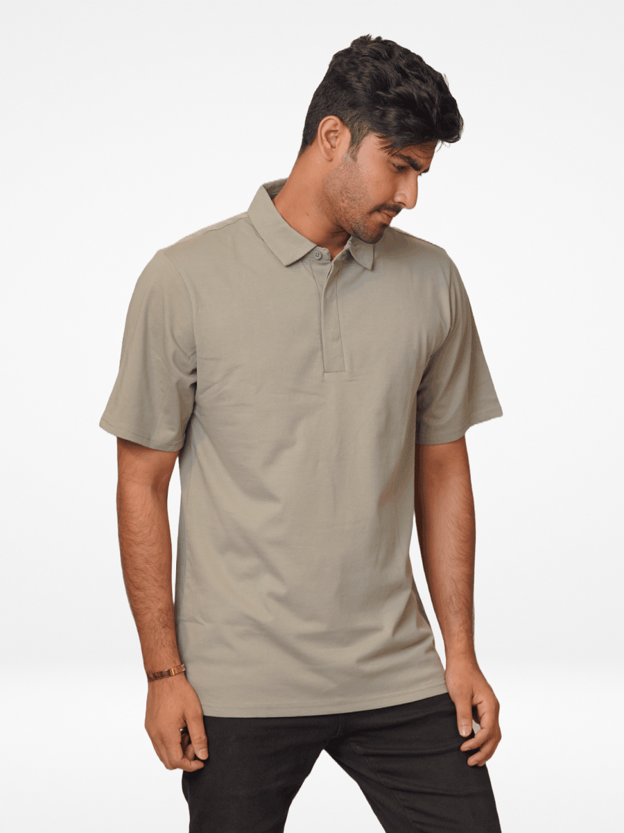 Men's Regular-Fit Mercerized Cotton Polo Shirt Green