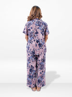 Women’s Short SleeveSleepwear Set – Notch Collar 2 Piece Pajama Outfit | Comfy Nightwear, Soft Summer Lounge Set for Women