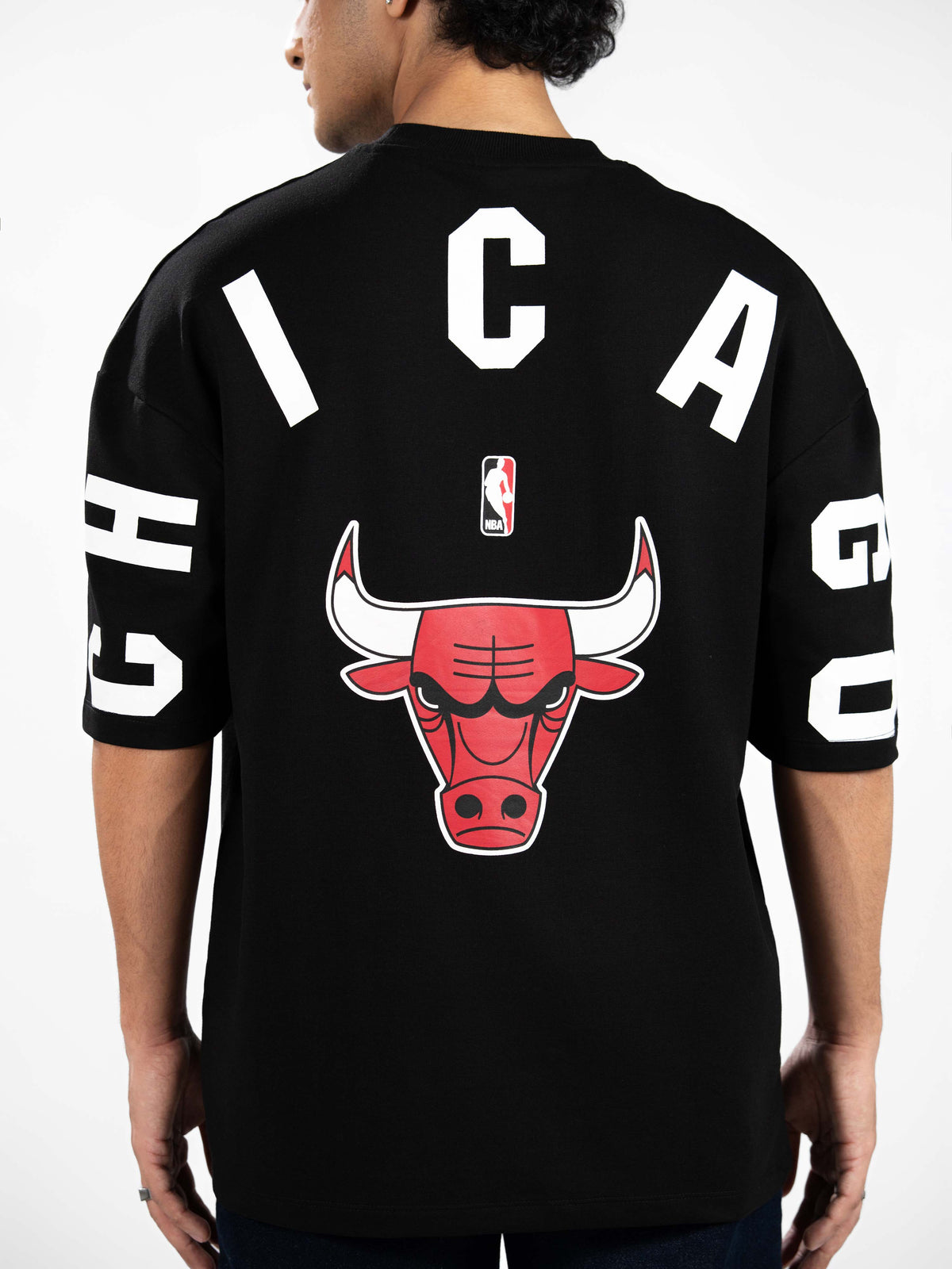 Men’s Oversized Drop Shoulder Graphic T-Shirt – Short Sleeve Crew Neck Tee | Casual Streetwear Top with Front & Back Print