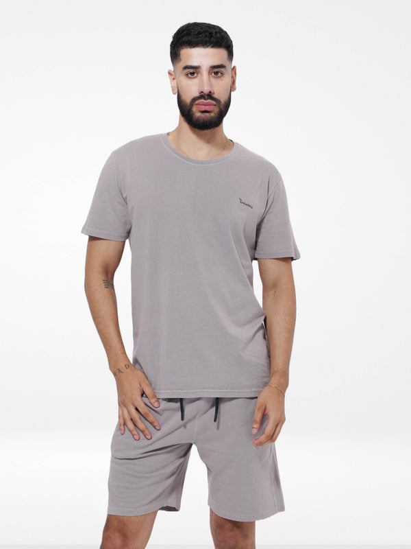 Men's T-Shirt & Shorts Lounge Set Celestial Blue