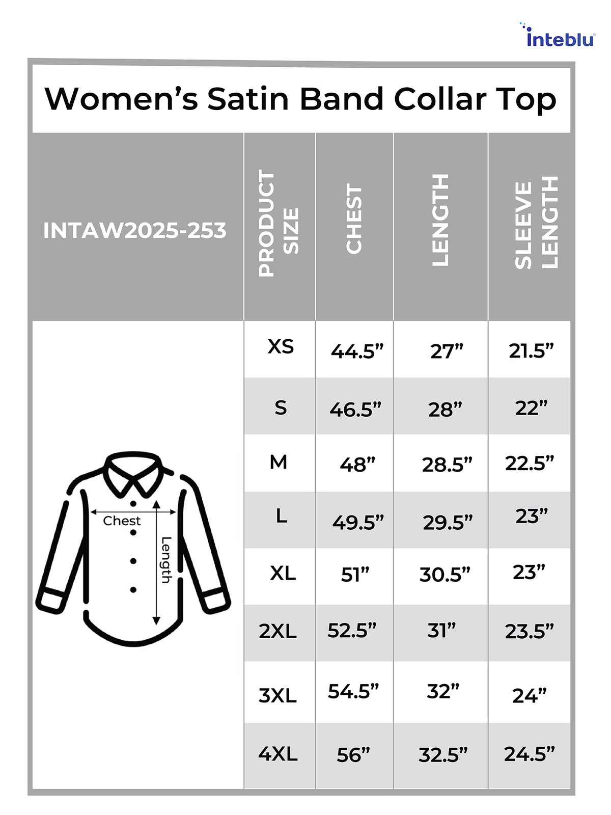 Women’s Satin Band Collar Top – Soft Shiny Blouse | Elegant Party & Everyday Wear