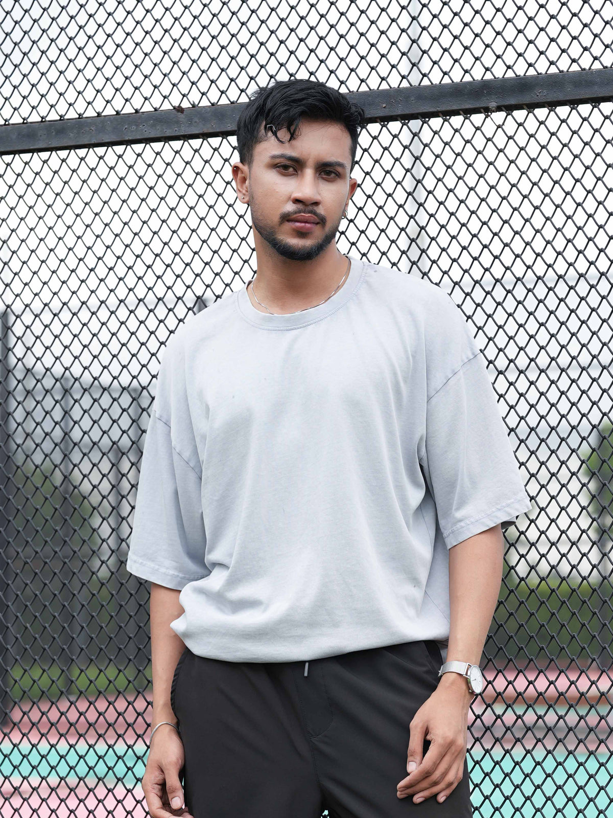 Men’s Drop Shoulder T-Shirt – Classic Solid Short Sleeve Tee, Soft Cotton Blend Comfortable Casual Wear