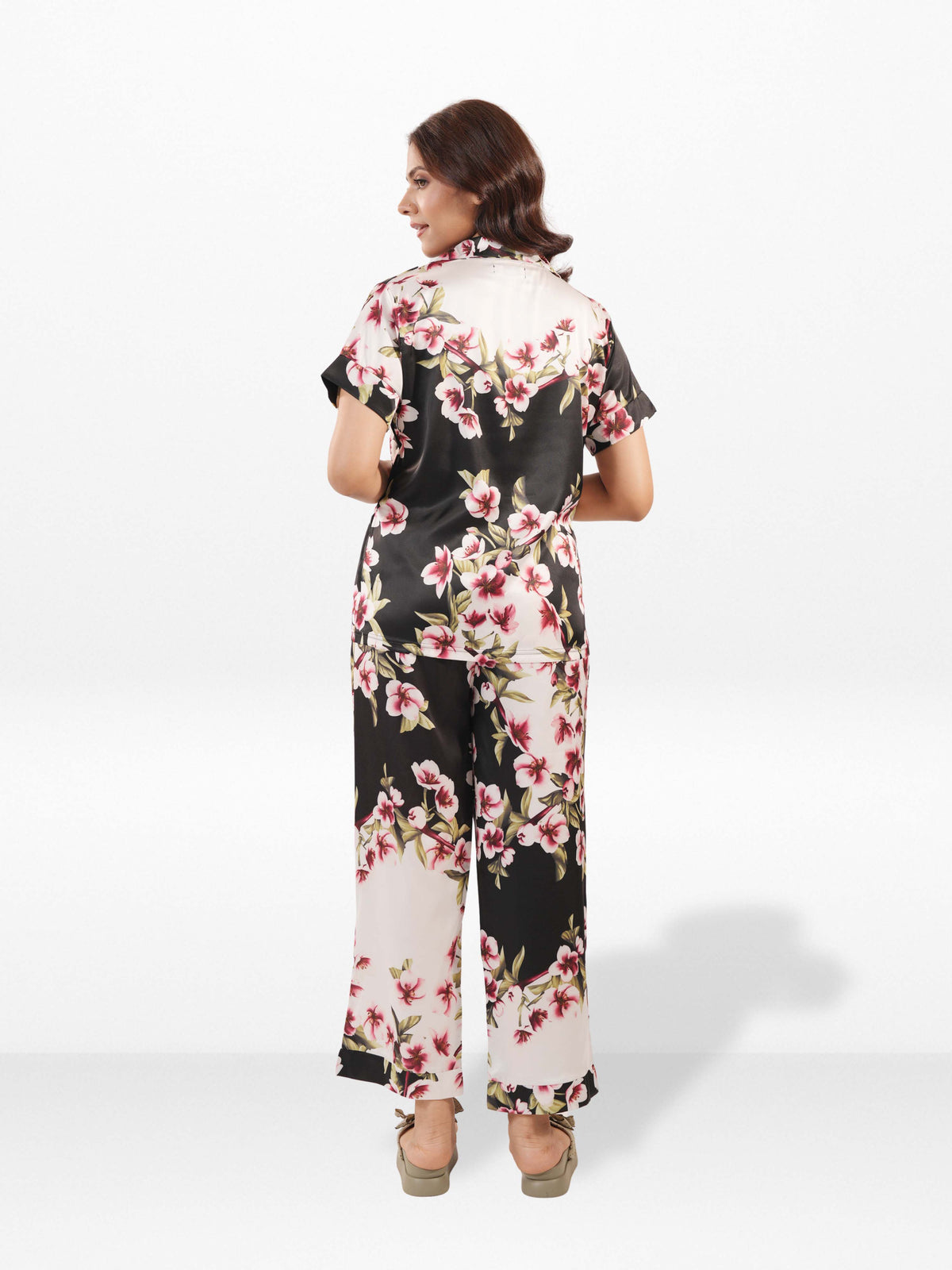 Women's All Over Printed PJ Set – 2 Piece Sleepwear Set | Soft Breathable Nightwear for Women