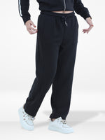 Women’s Baggy Wide Leg Sweatpants –Straight Pants , Drawstring Waist, Two Side Pockets | Cozy Winter Lounge & Activewear