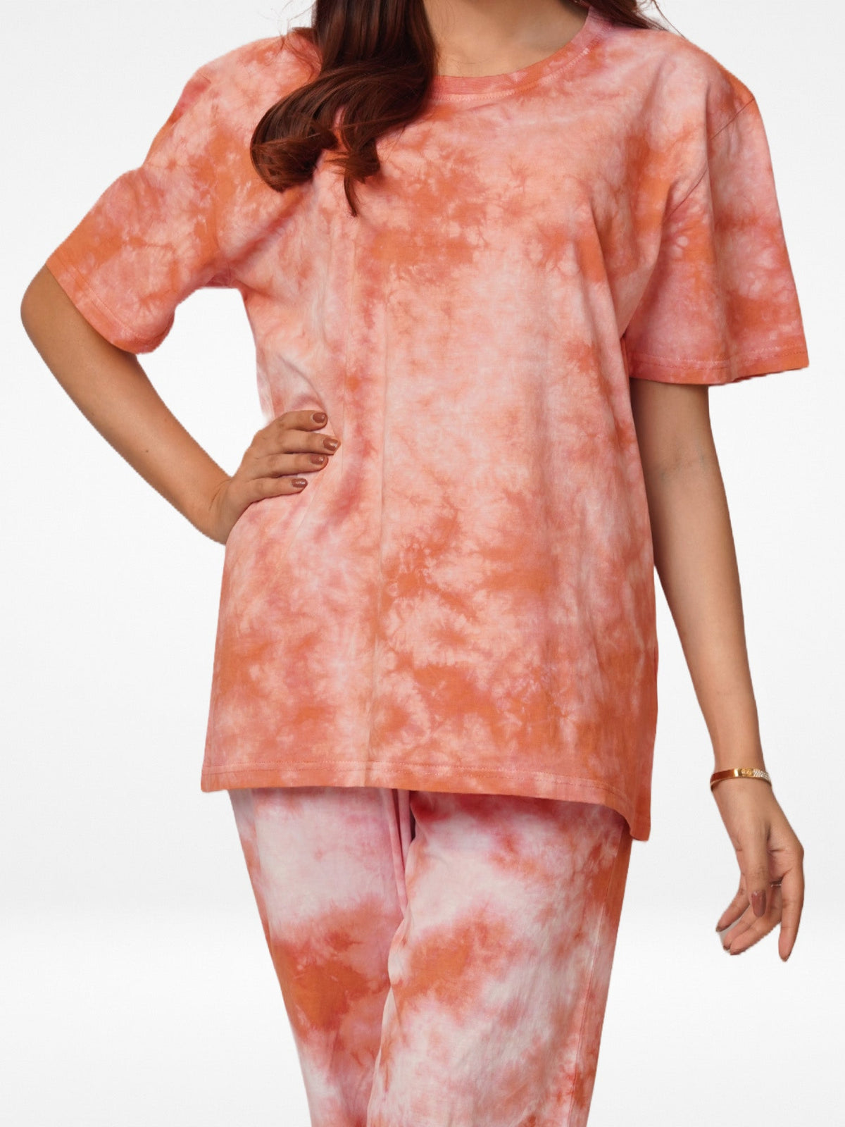 Women Tie Dye Lounge Suit.