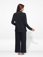 Women Solid Sleepwear Long Sleeve Pyjama Set