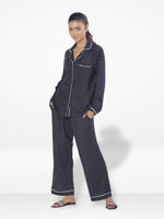 Women Printed Night Suit Set of Shirt & Pyjama, Night wear Dress | Long Sleeve