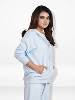Women’s Full Zip Hoodie – Solid Color Hooded|Casual Zip-Up Hoodies for Everyday Wear