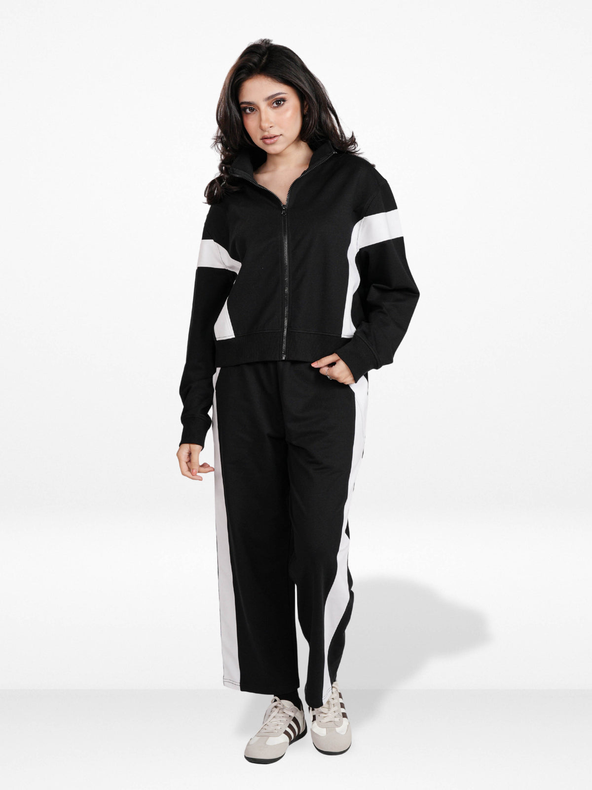 Women’s 2 Piece Tracksuit Outfit Set – Full Zip-Up Jacket & Jogger Pants set | Comfortable Sportswear