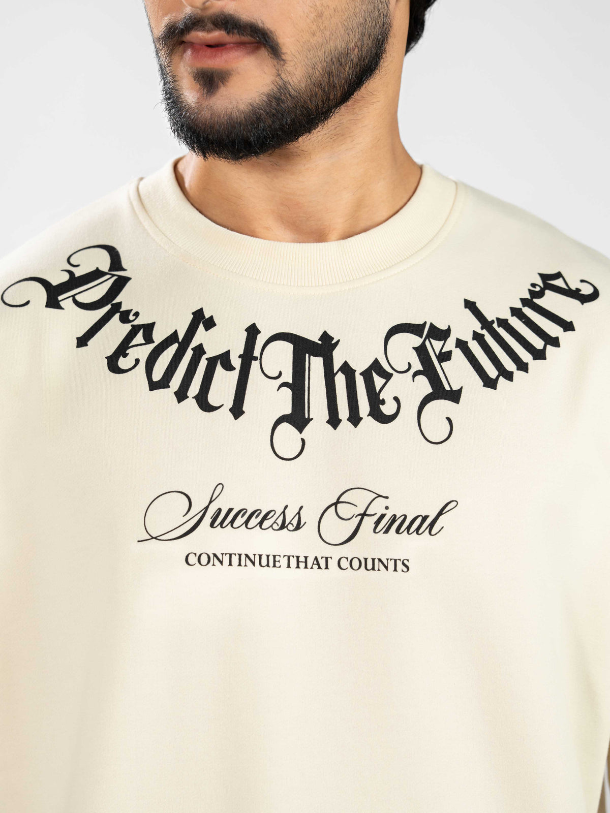 Men's Oversized Drop Shoulder Graphic T-Shirt – Front &amp; Back Printed