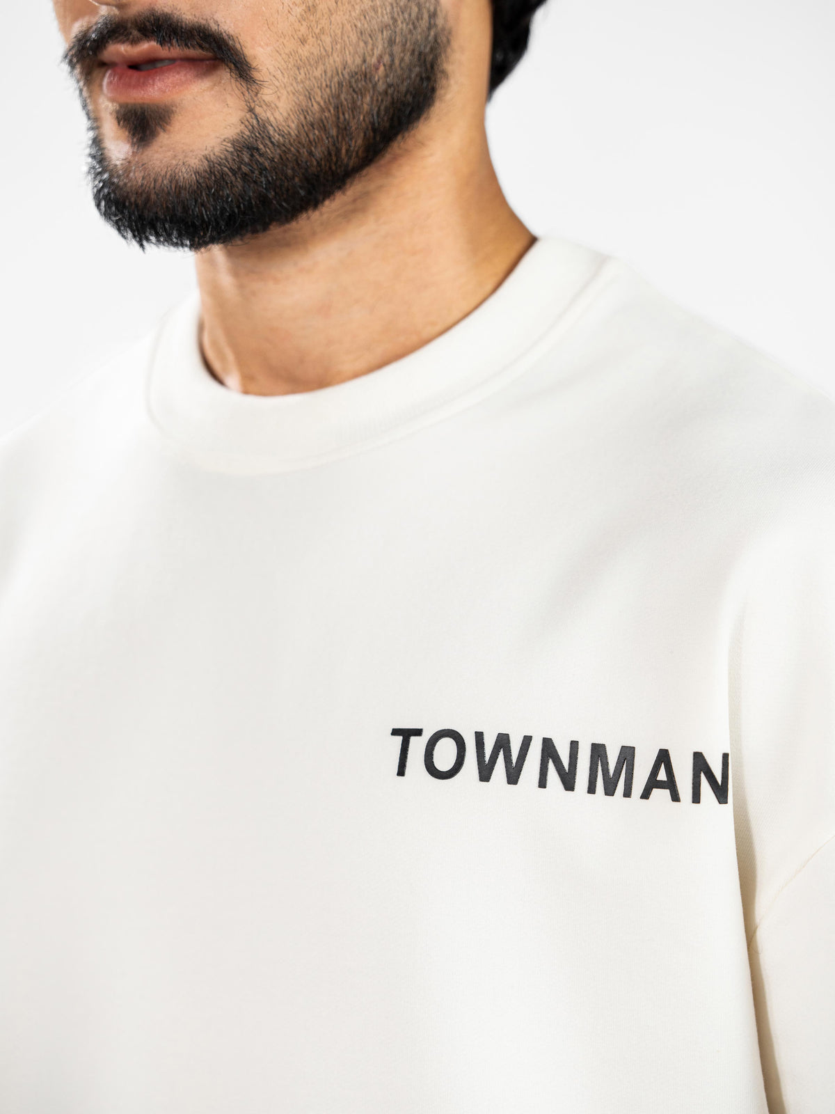 Men’s Oversized Drop Shoulder Graphic T-Shirt – Short Sleeve Crew Neck Tee | Casual Streetwear Top with Front & Back Print