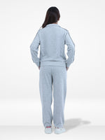 Women’s Zip-Through Jacket – High Collar, Regular Fit Long Sleeve Outerwear for Effortless Style & Comfort