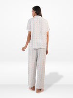 Women’s Printed Night Suit Set – Shirt & Pyjama | Soft Nightwear Dress, 2 Piece Sleepwear for Women, Comfortable Loungewear