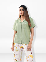Women’s 2 Piece Printed Pajama Set – Shirt & Pyjama Nightwear | Soft Comfortable Sleepwear for Women