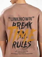 Men’s Oversized Drop Shoulder Graphic T-Shirt – Short Sleeve Crew Neck Tee | Casual Streetwear Top with Front & Back Print