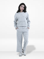 Women’s Two-Piece Sweatshirt Set – Long Sleeve Top & Jogger Pants, Comfortable & Stylish Lounge Wear