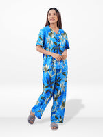 Women’s Short Sleeve Sleepwear Set – Notch Collar 2 Piece Pajama Outfit | Comfy Nightwear, Soft Summer Lounge Set for Women