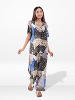 Women’s Short Sleeve Sleepwear Set – Notch Collar 2 Piece Pajama Outfit | Comfy Nightwear, Soft Summer Lounge Set for Women