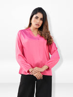 Women’s Satin Top – Soft Shiny | Fashionable Party & Everyday Wear