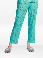 Women’s All Over Printed Lounge Pants | Soft Stretch Yummy Rib Fabric | Drawstring Waist Casual Sleepwear & Pajama Trousers - Florida