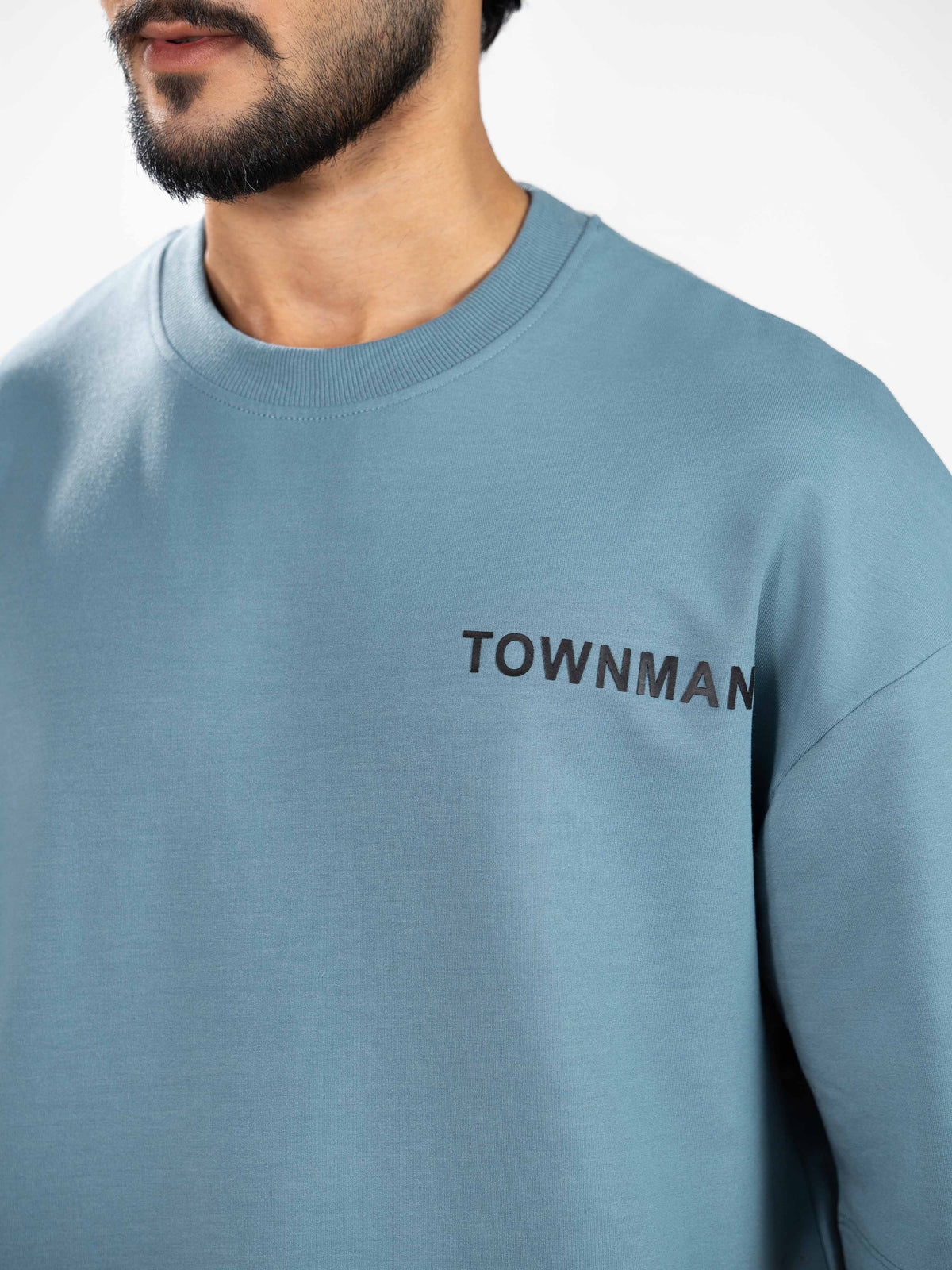 Men’s Oversized Drop Shoulder Graphic T-Shirt – Short Sleeve Crew Neck Tee | Casual Streetwear Top with Front & Back Print
