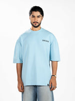 Men’s Oversized Drop Shoulder Graphic T-Shirt – Short Sleeve Crew Neck Tee | Casual Streetwear Top with Front & Back Print