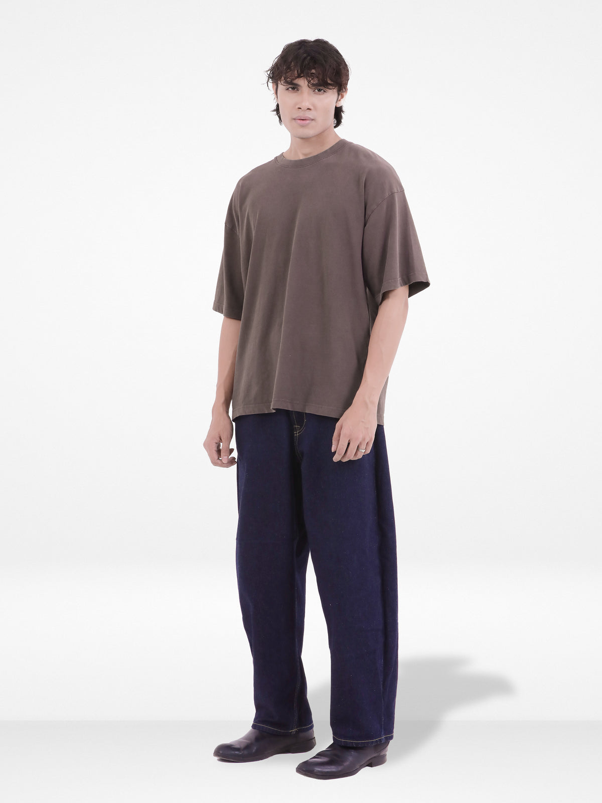 Men’s Drop Shoulder T-Shirt – Classic Solid Short Sleeve Tee, Soft Cotton Blend Comfortable Casual Wear