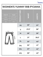 Women's Floral Printed Wide Leg Pants – Soft Yummy Rib Casual Trousers