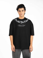 Men's Oversized Drop Shoulder Graphic T-Shirt – Front &amp; Back Printed