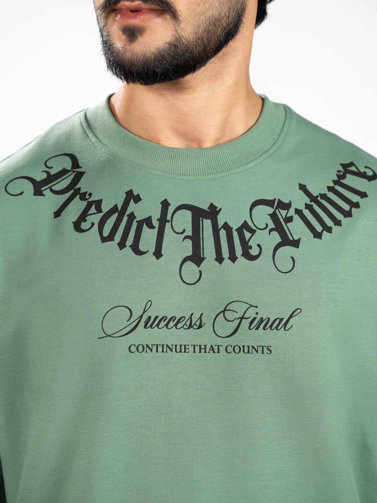 Men's Oversized Drop Shoulder Graphic T-Shirt – Front &amp; Back Printed