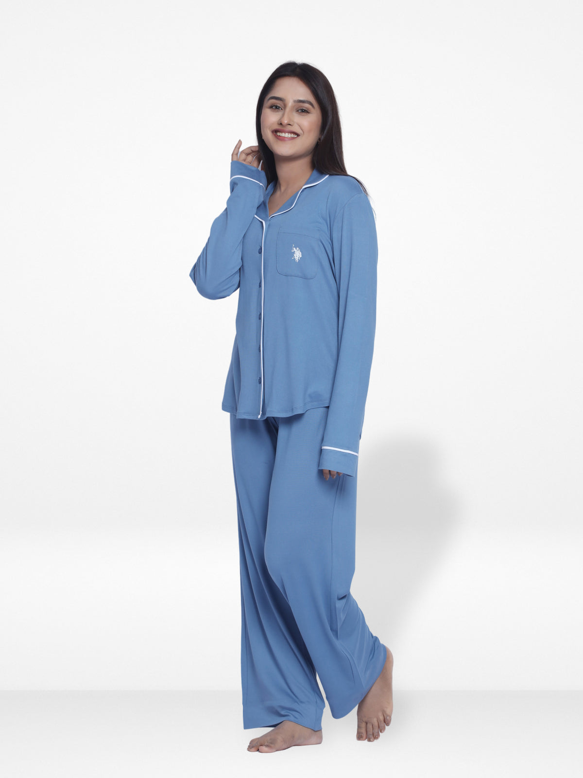 US Polo Long Sleeve Sleepwear & Pyjama Set