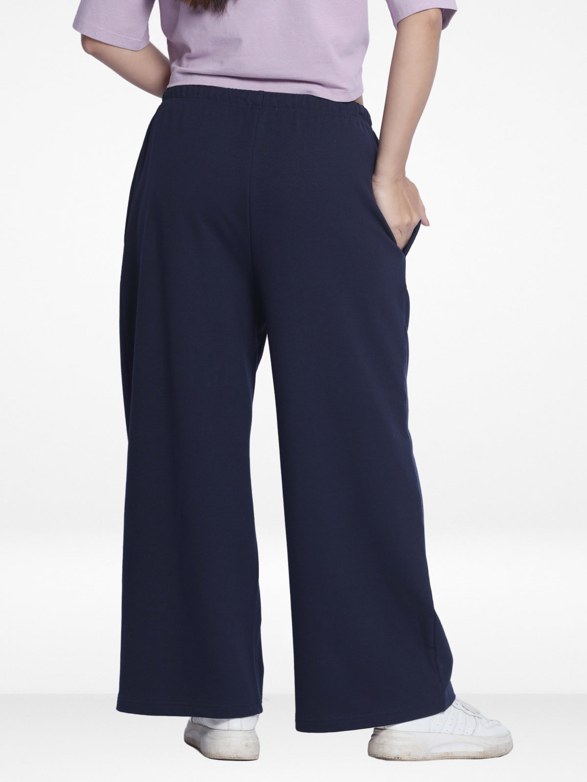 Women Wide Leg Flowy Palazzo Pants Loose fit Casual Lounge Trousers