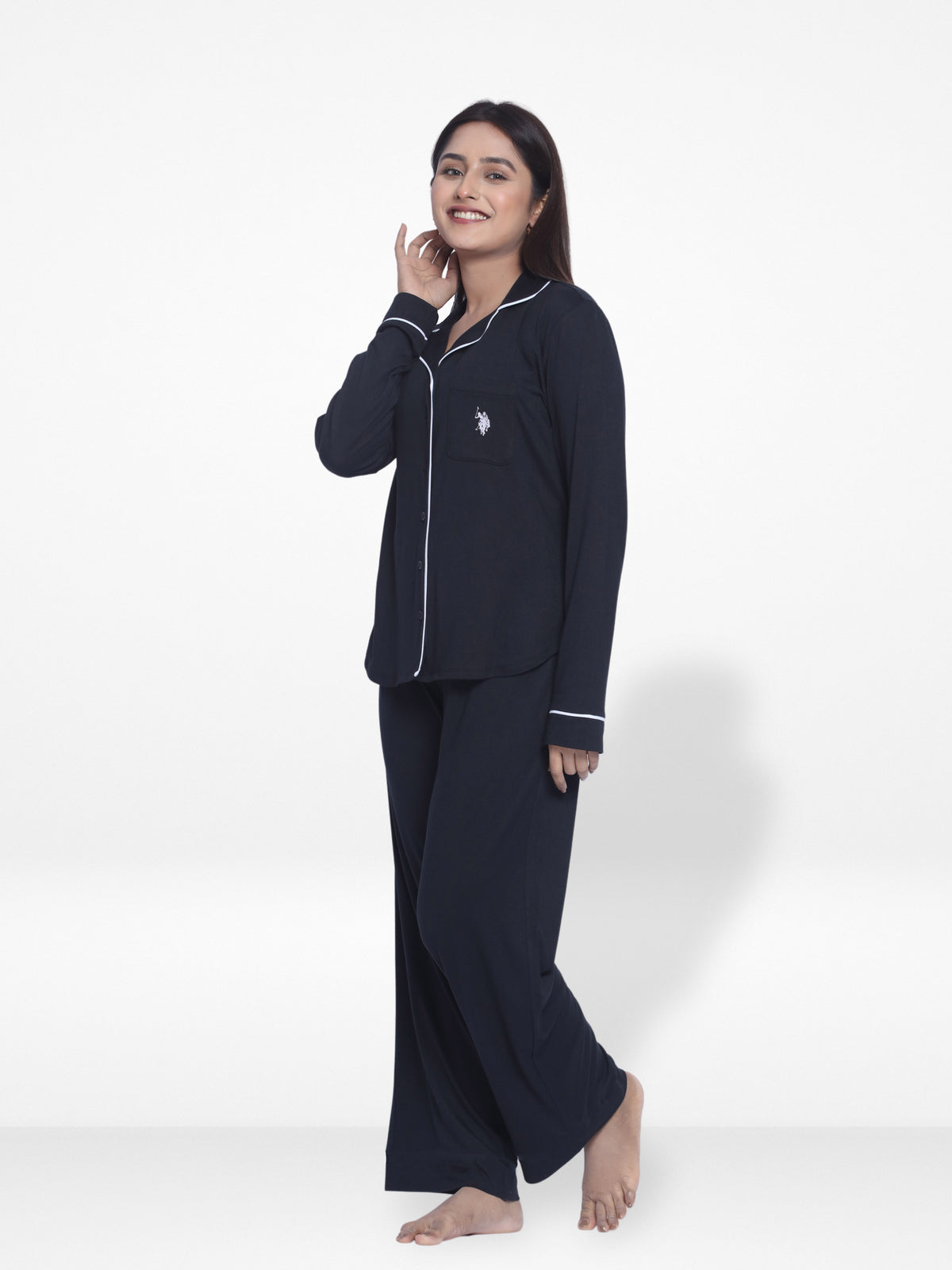 US Polo Long Sleeve Sleepwear & Pyjama Set