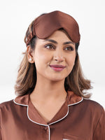 Women’s Satin Eye Mask – Soft Silky Sleep Mask | Comfortable Night & Travel Eye Cover