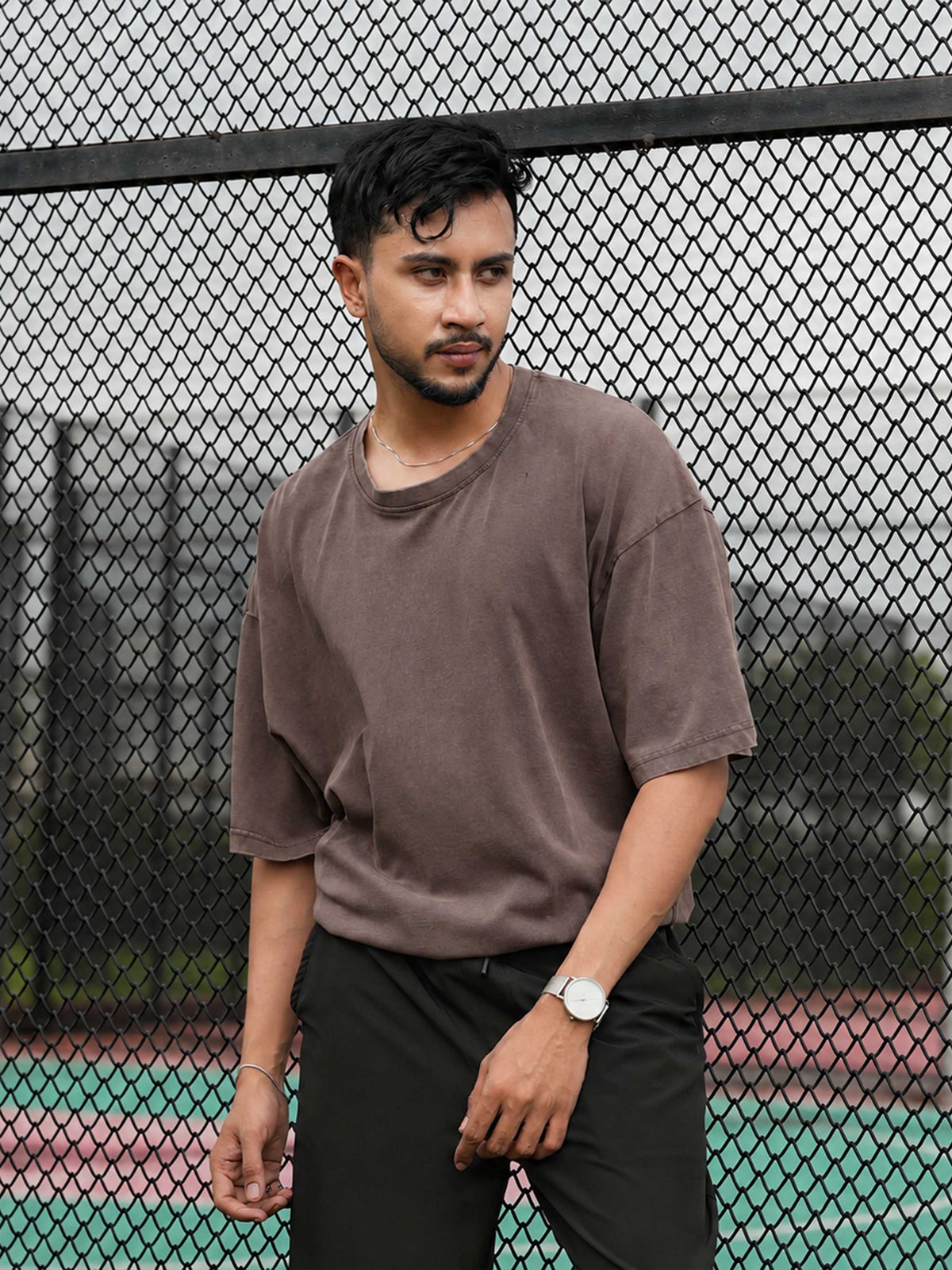 Men’s Drop Shoulder T-Shirt – Classic Solid Short Sleeve Tee, Soft Cotton Blend Comfortable Casual Wear