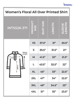 Women’s Floral All Over Printed Shirt – Long Sleeve Casual Blouse for Everyday & Office Wear