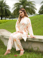 Women's Casual Floral Printed Satin Co-Ord Set