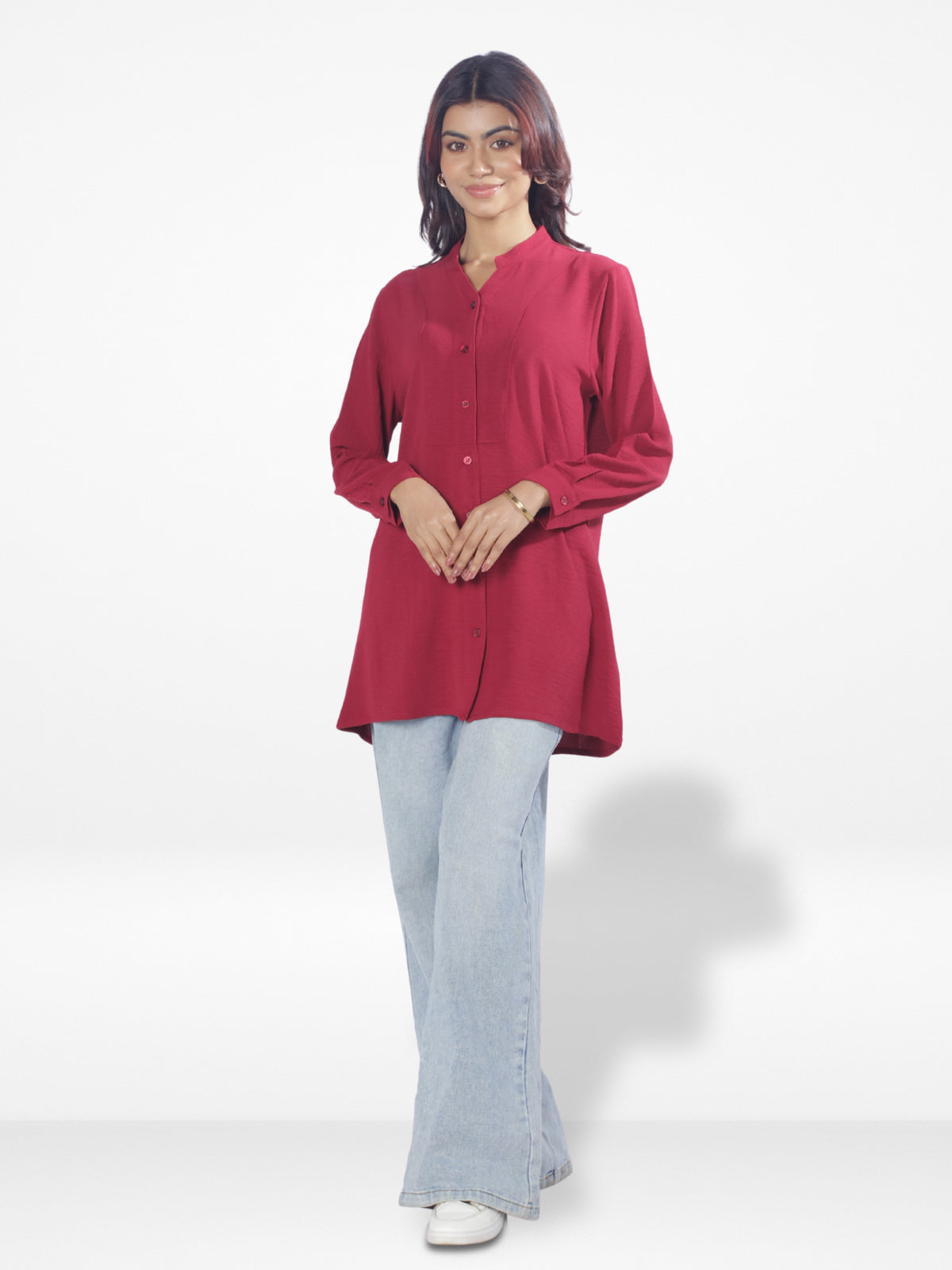 Women Red color top