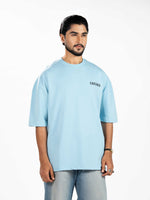 Men’s Oversized Drop Shoulder Graphic T-Shirt – Short Sleeve Crew Neck Tee | Casual Streetwear Top with Front & Back Print