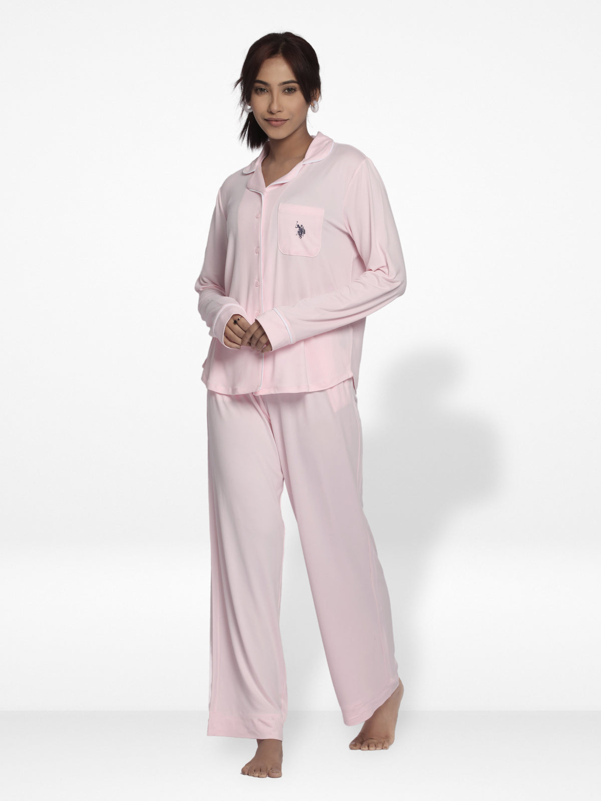 US Polo Long Sleeve Sleepwear & Pyjama Set