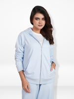 Women’s Full Zip Hoodie – Solid Color Hooded|Casual Zip-Up Hoodies for Everyday Wear