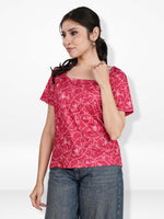 Women’s Regular Fit Crew Neck Tee Shirt – Short Sleeve All Over Print T-Shirt | Soft & Comfortable